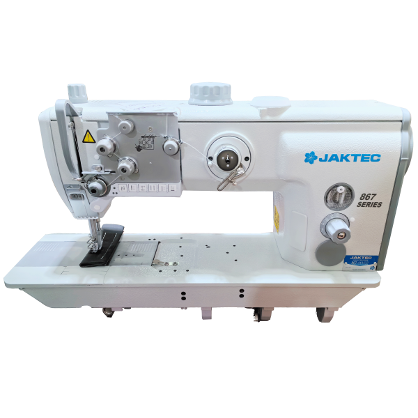 JAKTEC 867 Otomatik Çift Pabuç Tek İğne Deri Dikiş Makinesi